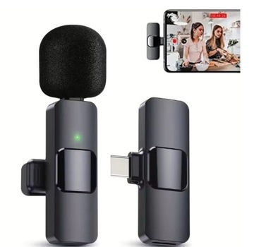 MIKROFON KRAWATOWY BEZPRZEWODOWY USB-C ANDROID