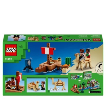 LEGO MINECRAFT Круиз на пиратском корабле 21259