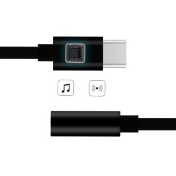 Переходник-переходник с USB Type C на mini jack 3.5