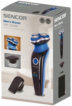 Бритва для бороды Sencor с 3 головками Direct Drive