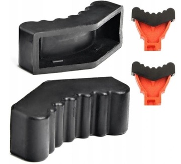 ДОМКРАТЫ, СТОЙКИ 6Т, ОПОРЫ С ЗАМКОМ ДЛЯ АВТОМАСТЕРСКИХ, 2 шт. + РЕЗИНА