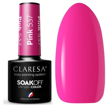 Claresa Lakier Hybrydowy do paznokci PINK 537