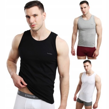 Tank-Top Koszulka Pierre Cardin 3pak Mix M