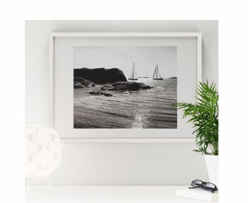 РИББА Рамка, белая, 30x40 см