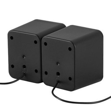 1 Pairs Computer Speakers, Stereo 2.0 PC Speakers with 7LEDs Lighting