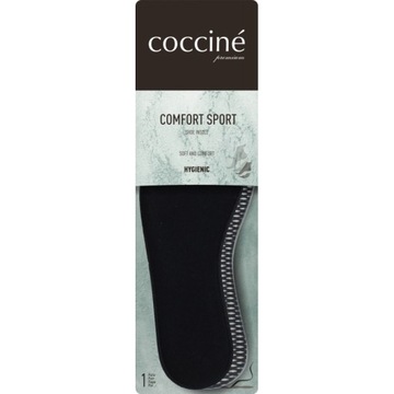 WKŁADKA Z PIANKI Z PAMIĘCIĄ KSZTAŁTU CZARNA - COCCINE COMFORT SPORT 39-40