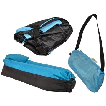 LEŻAK DMUCHANY PLAŻOWY SOFA MATERAC LAZY BAG 180x70CM ENERO CAMP