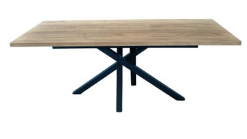 STÓŁ LOFT ROZKŁADANY 120-160 cm DĄB ZŁOTY CRAFT