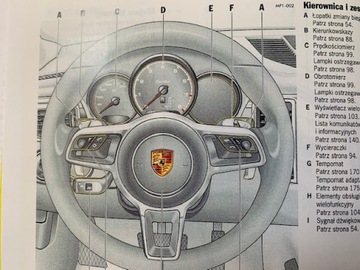 Руководство пользователя Porsche Macan на польском языке, цвет