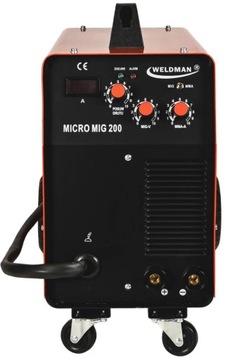SPAWARKA INWERTOROWA MIGOMAT PÓŁAUTOMAT WELDMAN MICRO MIG 200 230V 200A MMA