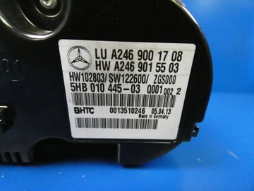 MERCEDES A TŘÍDA W176 W246 PANEL KLIMATIZACE VENTILACE