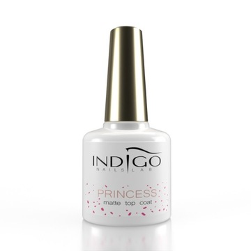 Indigo Princess top matowy z różowymi drobinkami