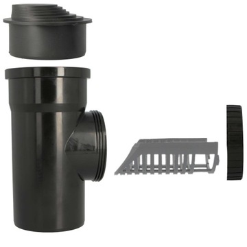 GUTTER CLEANER 110 Резервуар для отстоя желоба Проверка водосточной трубы С РЕДУКЦИОННЫМ ФИЛЬТРОМ