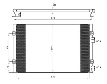 CHLADIČ KLIMATIZACE CHRYSLER PT CRUISER 00-10