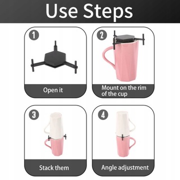 6 шт. Набор стоек для штабелирования чашек Полка s