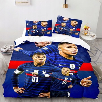 3D KOMPLET POŚCIELI KYLIAN MBAPPE 140x200