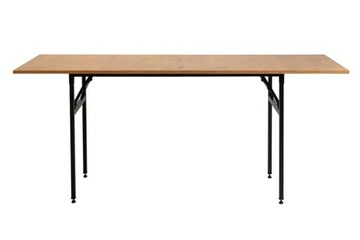 РАСШИРЯЕМЫЙ СКЛАДНОЙ БАНКЕТНЫЙ СТОЛ ДЛЯ КОНФЕРЕНЦИЙ 160x90x1,8см дуб ланцет