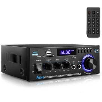 Hifi Zesilovač AK45 Bluetooth Stereo 40W 40W Mini Přehrávač