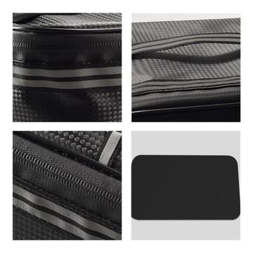 TYLNY BAGAŻNIK ROWEROWY TORBA POD SIEDZENIE TORBA NA BAGAŻ ROWEROWY TORBA ODBLASKOWA 15L