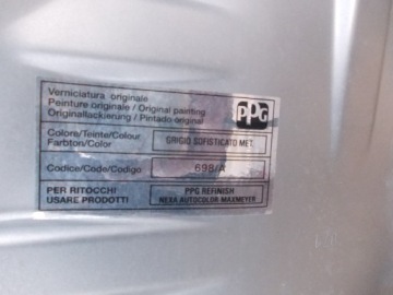 Крышка капота двигателя Fiat Croma II lak 698/A