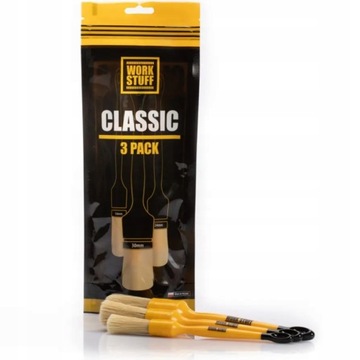 WORK STUFF Detailing Brush Classic 3-pack Zestaw uniwersalnych pędzelków