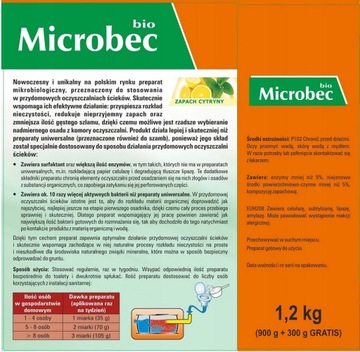 МИКРОБЕК УЛЬТРА БАКТЕРИИ ДЛЯ СТОЧНЫХ ВОД 1кг+200г БЕСПЛАТНО