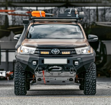 Алюминиевый бампер Rival 4x4 - Toyota Hilux Revo 2015-2021 гг.
