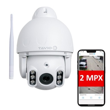 ZEWNĘTRZNA KAMERA OBROTOWA IP WiFI 2Mpx FULL HD