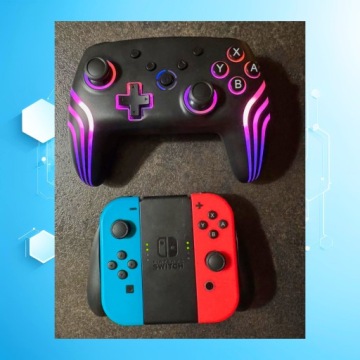 Пад для NINTENDO SWITCH беспроводной ПК консоли универсальный контроллер RGB