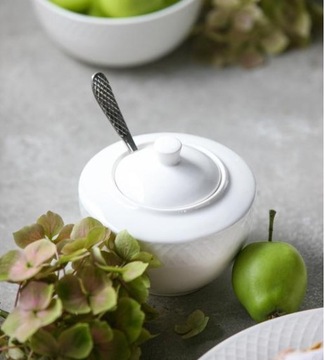 Сахарница 340 мл и молочник 280 мл WILMAX белый фарфоровый набор