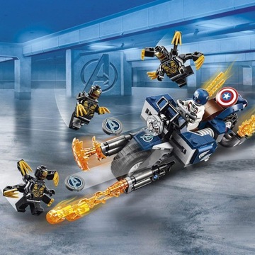 LEGO MARVEL 76123 Капитан Америка: Атака всадников