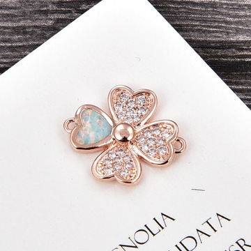 1pcs or 4pcs mix and match copper plated high quality leaf Opel bracelet DI