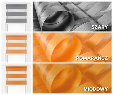 Rolety dzień noc na wymiar 74x150 żaluzja wewnętrzna KAŻDY ROZMIAR KOLORY