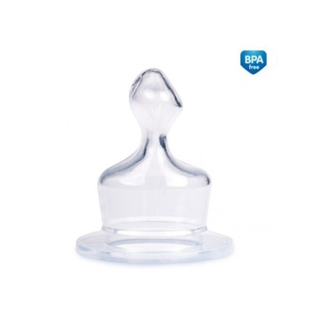 Силиконовая пустышка Canpol Anatom, узкая 6 м+