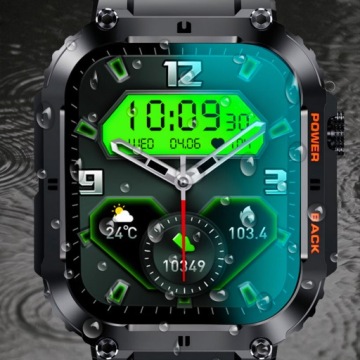 SMARTWATCH МУЖСКИЕ ЧАСЫ РАЗГОВОРЫ НА ПОЛЬСКОМ МЕНЮ СЕРДЕЧНОЕ ПУЛЬС ДАВЛЕНИЕ УВЕДОМЛЕНИЯ
