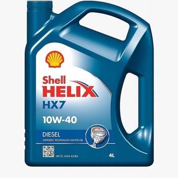 Olej silnikowy Shell Helix HX7 Diesel 4L 10W-40