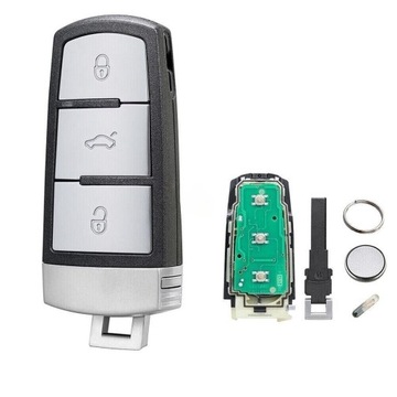 KOMPLETNY KLUCZYK Z ELEKTRONIKĄ VW PASSAT B6 B7 CC 3C0959752BA chipem ID48