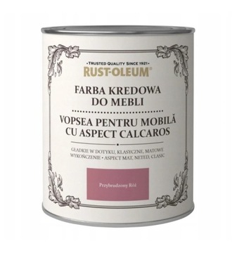 FARBA KREDOWA DO MEBLI RUSTOLEUM RÓŻ 125ML OUTLET