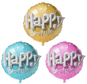 BALON foliowy HAPPY BIRTDAY na URODZINY XL '3D'