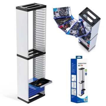 Regál Na Disky Blu-ray A Hry Kapacita 36 Ks Pro PS4 Slim/PS5/XBOX One
