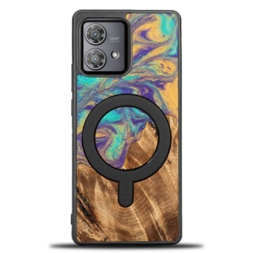 Pouzdro Bewood Unique pro Motorola Edge 40 Neo Planety Merkur s MagSafe