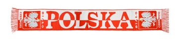 Szalik Polska mix wzorów dla kibica na mecz