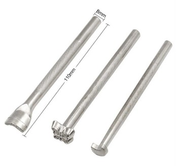 Набор штампов для тиснения по коже 20 шт.