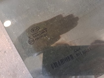 KIA XCEED 21R TMAVÁ SKLO (OKNO) DVEŘE PRAVÝ ZADNÍ