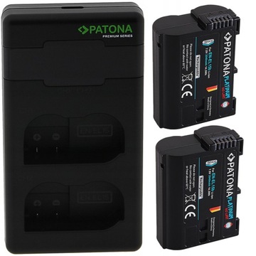 2x akumulator PATONA Platinum Nikon EN-EL15b + ład