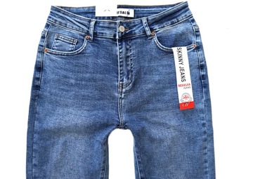 RESALSA WYSZCZUPLAJĄCE SPODNIE JEANSOWE KOLEKCJA PREMIUM DŁUGIE NOGAWKI