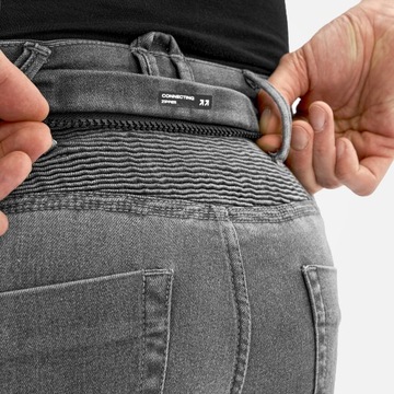 Мужские мотоциклетные джинсы Shima Zenith Grey Grey Monolayer Freebies