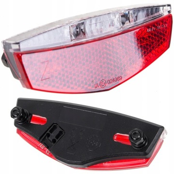 LAMPA ROWEROWA TYLNA NA BAGAŻNIK DO ROWERU TYŁ LED