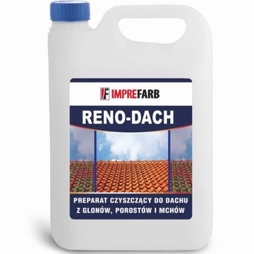 RENO DACH preparat do czyszczenia dachów mchy porosty glony 5L IMPREFARB