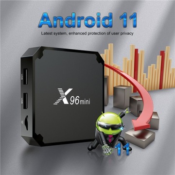 X96 Mini Smart TV Box Android 9.0 1 ГБ 8 ГБ Черный